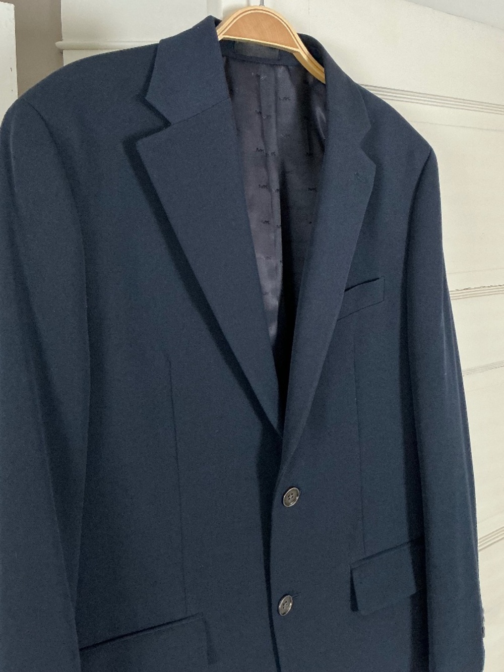 NWOT Michael Kors Blazer Navy Blue 38R Sport Coat Suit Jacket